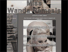 Tablet Screenshot of miss-wanda-nemesis.de